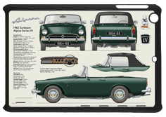 Sunbeam Alpine Series IV 1964-65 Small Tablet Covers
